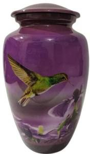 Urne de crémation en alliage classique rose pour cendres humaines adultes urne de crémation commémorative pour cendres humaines avec sac en velours - Product Image 2