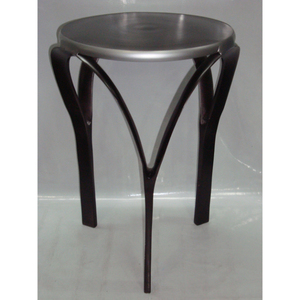 โต๊ะอาหารกลางทำจากโลหะและไม้สำหรับนักออกแบบ - Product Image 5