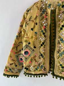 Chaqueta bohemia de manga larga bordada a mano para fiesta de alta moda para mujer - Product Image 5