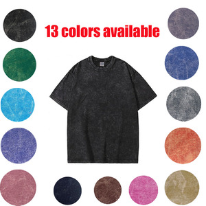 เสื้อยืดผู้ชายโอเวอร์ไซส์ซักได้ใส่ได้ทั้งชายและหญิงทรงหลวมแขนสั้นลำลองเสื้อทรงหลวมแบบเรียบง่ายพิมพ์ลายเสื้อยืดสำหรับผู้ชาย - Product Image 4