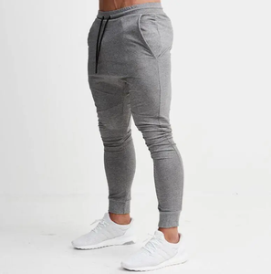 Vente en gros de pantalons de jogging amples en polaire de qualité supérieure pour hommes, décontractés, avec cordon de serrage, pantalons de survêtement de course en coton et polyester pour hommes - Product Image 5