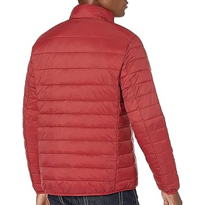 Veste matelassée brillante pour homme, nouvelle conception, hiver, rembourrage chaud, vente en gros, bomber à bulles respirant - Product Image 2