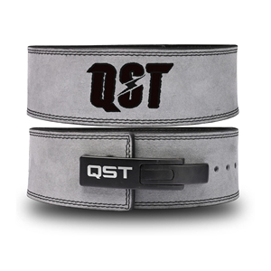 Cinturón de Levantamiento de Pesas de Cuero con Logotipo Personalizado QST, Hebilla de Palanca de Acero, Soporte Lumbar para Entrenamiento de Gimnasio, Powerlifting y Strongman - Product Image 3