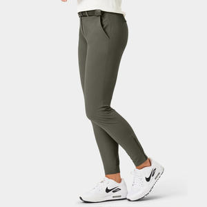 Pantalones de Golf Holgados y Anchos para Mujer, al por Mayor, Personalizados, Material de Spandex/Algodón, Cierre de Botones, Secado Rápido, Transpirables - Product Image 2