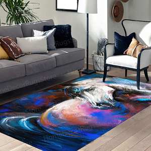 Alfombra con Estampado de Caballo - Tapiz Grande para Colgar en la Pared, Decoración de Salón, Alfombra de Pasillo, Tapiz - Product Image 2