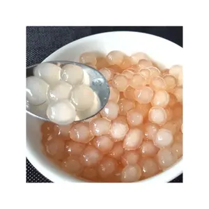 热销批发黑波巴木薯珍珠球: 优质越南风味珍珠茶