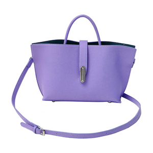 Bolso Tote de Cuero para Mujer con Logotipo Personalizado, Color Sólido, Estilo Bandolera |   Bolso de Mano Vintage de Textura Suave para Mujer - Product Image 3