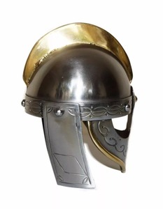 Casco Vikingo de Acero Inoxidable con Armadura de Cota de Malla, Hecho a Mano, Ajustable, Disfraz, DIY, OEM, Regalo de Halloween, Cuchillos de Borde, 0.354 pulgadas de Grosor - Product Image 4
