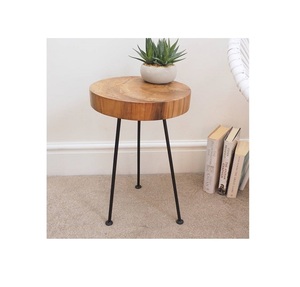 Nouvelle table d'appoint de style de luxe fabriquée à la main avec une pièce unique plaquée de couleur blanche de qualité supérieure à des tarifs très bas pour la décoration intérieure - Product Image 5