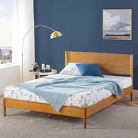 2024 Últimos diseños contemporáneos de cama de madera maciza Cama de pared al por mayor Hecho en Vietnam