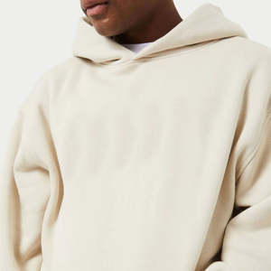 High Quality Pullover 350gsm Oversized Hoodie Custom logo Blank Unisex <b>Black</b> Heavyweight Mens <b>Hoodies</b> - Product Image 3