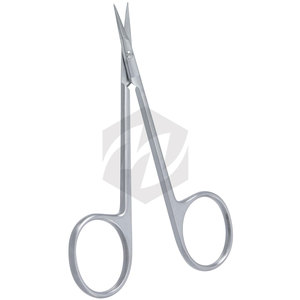 Ciseaux de qualité supérieure Iris droite en acier inoxydable 4.5 pouces outil de coupe de haute qualité couture Instruments médicaux - Product Image 2