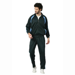 Meilleures ventes : Ensembles de survêtements d'hiver personnalisés pour hommes, de haute qualité, respirants, en coton écologique, vêtements de sport tendance, couleur unie - Product Image 1