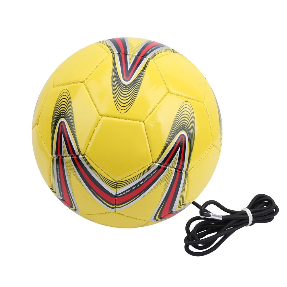 Ballon de Football populaire de taille 5, vente en gros, ballon de Football de haute qualité avec corde