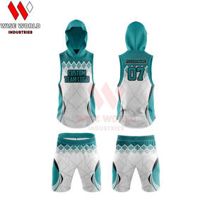 เสื้อฮู้ดดี้แบบไม่มีแขนสำหรับผู้ใหญ่ พิมพ์ลายโลโก้ตามสั่ง สำหรับกีฬาอเมริกันฟุตบอล 7 คน ระบายอากาศได้ดี ไซส์ใหญ่พิเศษ สำหรับฟุตบอลธง - Product Image 2