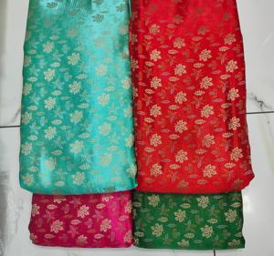 Lujosos vestidos de novia de tela Jacquard brocado para niños intrincados patrones geométricos florales tejidos técnica impresa de punto - Product Image 6