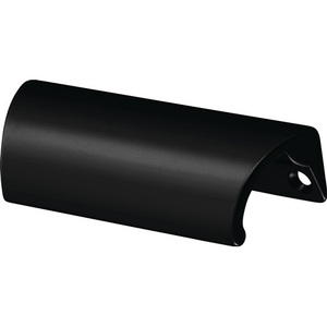 Tirador para Muebles HERMETA de 78 mm con Revestimiento de Plástico Negro - Product Image 1