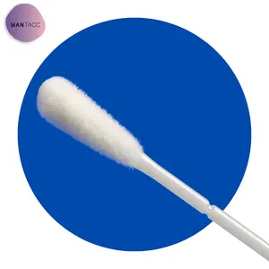 Mantacc Medical Sterile Pouch For Throat Sample Buccal Genetic Testing Flocked Oral Swab