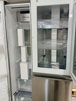 Réfrigérateurs commerciaux américains à double porte avec congélateur supérieur et écran tactile, en promotion à prix modérés