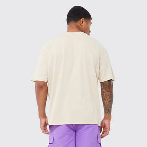 T-shirts pour hommes en coton 100% pur, best-sellers, surdimensionnés, impression en relief, qualité supérieure, impression en relief épaisse pour hommes - Product Image 6