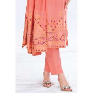 Conjunto de Traje de 3 Piezas para Mujer, Color Rosa, Jacquard, Sin Costuras, Atuendo Moderno - Product Image 3