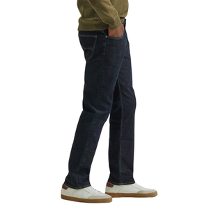 Pantalones vaqueros de pierna cónica de movimiento extremo para hombre, Ajuste Recto de cristal bordado alto, máxima comodidad, Denim ligero medio informal de invierno - Product Image 6