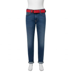 Ceinture en tissu de coton avec boucle à ardillon, sangle en toile tissée durable, ceinture de taille réglable pour hommes et femmes, voyage en plein air, usage quotidien - Product Image 1