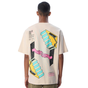 T-shirts pour hommes en coton 100% lavé, coupe ample, style vintage, streetwear décontracté, doux, respirant, pour un usage quotidien urbain - Product Image 4