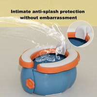 Chaise de toilette pliable antidérapante pour enfants, motif citrouille mignon, pour l'apprentissage de la propreté, avec couleur et logo personnalisables