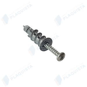 Tassello Autoperforante in Zamak per Cartongesso 14x38mm con Vite 4.5x30mm PROMOFIX Confezione da 100 - Product Image 1