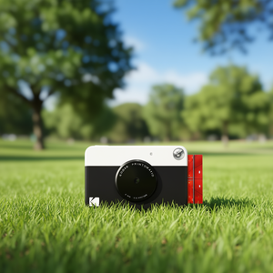 Appareil photo numérique instantané Kodak Printomatic, mise au point fixe, capture du sourire, plastique, couleur noire - Product Image 3