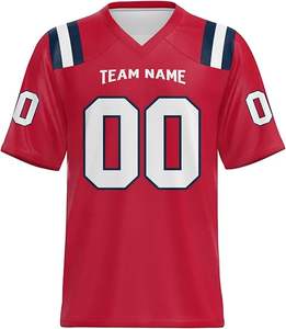 เสื้อฟุตบอลอเมริกันแขนสั้นขายดี คุณภาพพรีเมียม รับผลิตตามแบบ พร้อมบริการ OEM - Product Image 3