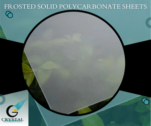 Feuilles solaires et feuilles gaufrées en polycarbonate solide givré G Crystal Modèle 12 - Product Image 2