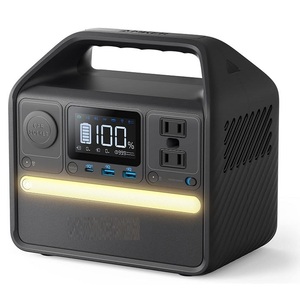 Factory Sealed 521 Portable Power Station Upgraded with LiFePO4 Battery, 256Wh 6-Port PowerHouse, 300W Peak 600W <b>Solar</b> <b>Generator</b> - Product Image 3