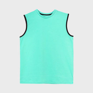 RTS <b>Men's</b> Plus Size Sleeveless Tank Top 100% Polyester Quick Dry Breathable Lightweight Knitted for Running Gym Workouts - Product Image 3