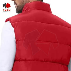 Gilet matelassé pour homme, logo personnalisé, OEM ODM, design matelassé léger, sans manches, vêtements d'hiver, chaud, isolé, vente en gros - Product Image 6