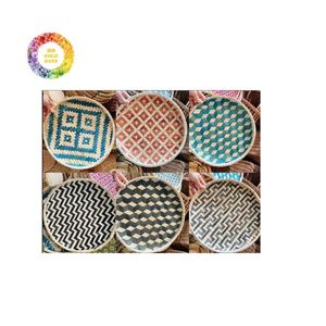 Handmade Seagrass <b>Wall</b> <b>Plates</b> Coastal & Bohemian Home Styling Accent - Product Image 4