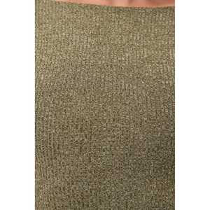 Blusa Corta Casual Chic para Mujer, Cuello Redondo, Manga Corta, Lentejuelas Bordadas, Satén, Seda, Chifón, Tejido de Punto, Talla Única XS-XL - Product Image 4