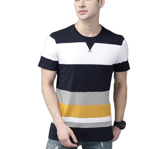 Vêtements sur mesure, vêtements pour homme, t-shirt en coton biologique à manches courtes, col en V, motif uni, écologique, séchage rapide - Product Image 1