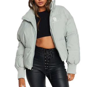High Quality <b>Cropped</b> <b>Puffer</b> <b>Jackets</b> <b>Women's</b> Stand Collar Winter Short Bubble <b>Jacket</b> Ladies Warm Up Winter <b>Puffer</b> <b>Jacket</b> <b>Women's</b> - Product Image 6