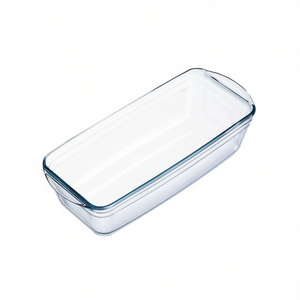 Moule à gâteau en verre trempé transparent de 28 cm, modèle 835BC00 1646, pour la cuisine, outils essentiels pour la pâtisserie - Product Image 2