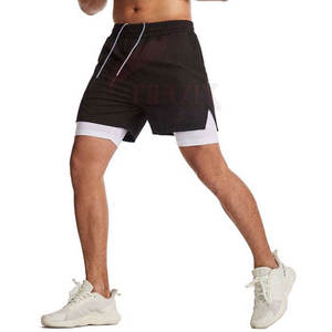 Fitness Gym Shorts Men Double <b>Layer</b> Athletic Shorts Stretch Performance Shorts Men Double <b>Layer</b> Basketball Shorts - Product Image 4