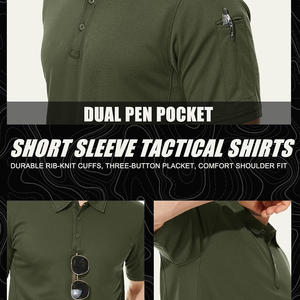 Polos para hombre con diseño personalizado Producción OEM Material transpirable Logo Branding y servicios de etiqueta privada - Product Image 4