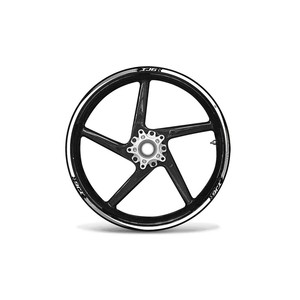 Strisce Adesive Compatibili con Cerchi Tuning da 17 Pollici per Moto Yamaha XJ6, Adesivi Bianchi - Product Image 1