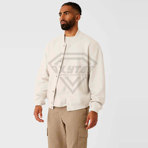 Fabricant de vestes universitaires personnalisées, vestes en laine et en cuir de haute qualité, vestes de sport universitaires personnalisées en gros - Product Image 3