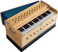 Harmonium en bois de style antique avec un savoir-faire supérieur idéal pour la pratique de la musique classique indienne et les chansons de dévotion