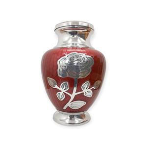 Urne commémorative artisanale en noir et argent avec motif d'oiseaux en vol pour les cendres humaines, finition gravée artistique - Product Image 5