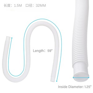 <span class=keywords><strong>Tuyau</strong></span> <span class=keywords><strong>de</strong></span> pompe <span class=keywords><strong>de</strong></span> <span class=keywords><strong>piscine</strong></span> robuste <span class=keywords><strong>de</strong></span> 1,25 pouce, 59 pouces <span class=keywords><strong>de</strong></span> long, flexible, pour système d'aspiration <span class=keywords><strong>de</strong></span> <span class=keywords><strong>piscine</strong></span> et spa - Product Image 2