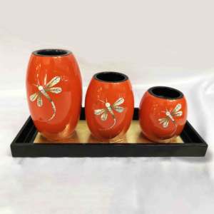 Bougeoirs en laque photophore décoratif laqué laque d'excellente qualité à vendre - Product Image 2