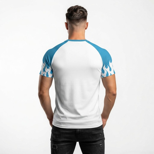 Camiseta Personalizada para Hombre, 240g, Lona, Diseño Sólido, Tallas Grandes, Ecológica, Anti-UV, Transpirable, Manga Corta, Ropa Casual - Product Image 2